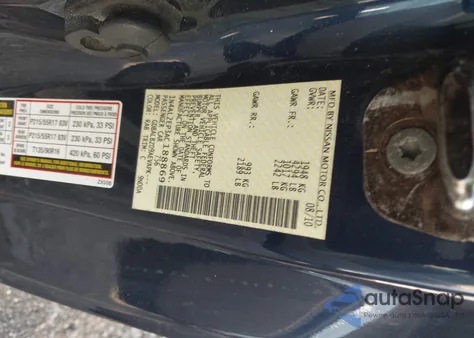 2010 Nissan Altima 2.5 S from USA, damaged, VIN 1N4AL2EP3AC188869